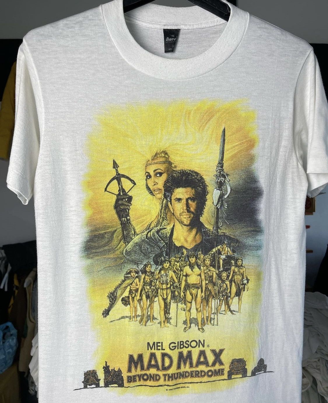 Vintage Rare Vintage 1985 Mad Max - Beyond Thunderdome / Mel Gibson Size US M / EU 48-50 / 2 - 2 Thumbnail