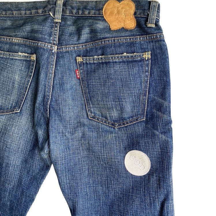 Number (N)ine AW04 Give Peace A Chance Patch Denim Size US 32 / EU 48 - 3 Thumbnail