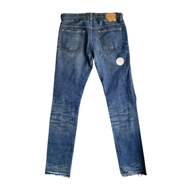 Number (N)ine AW04 Give Peace A Chance Patch Denim Size US 32 / EU 48 - 4 Thumbnail