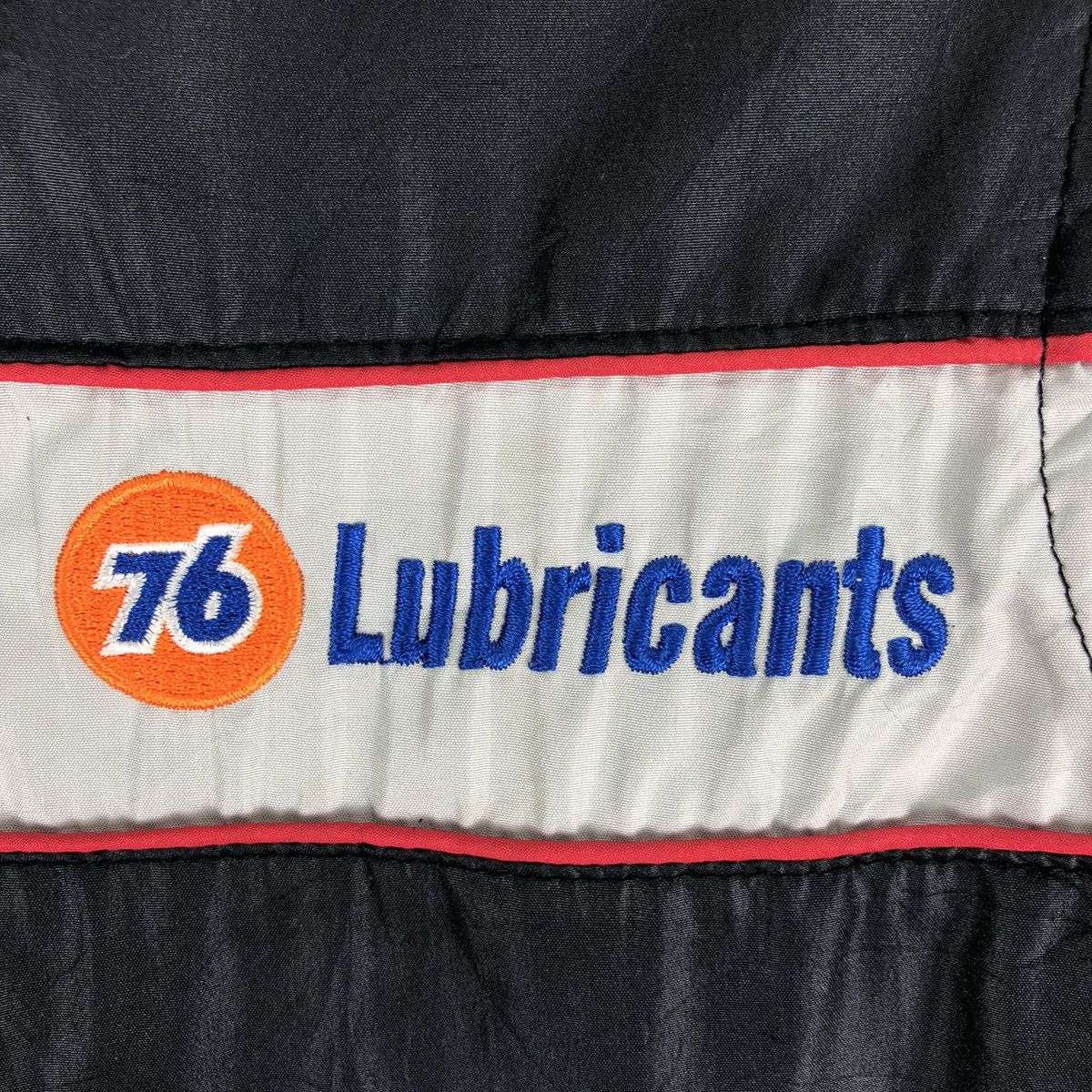 Japanese Brand Vintage 90's 76 Lubricants Zipper Nylon Jacket For Kid Size US XXS / EU 40 - 7 Thumbnail