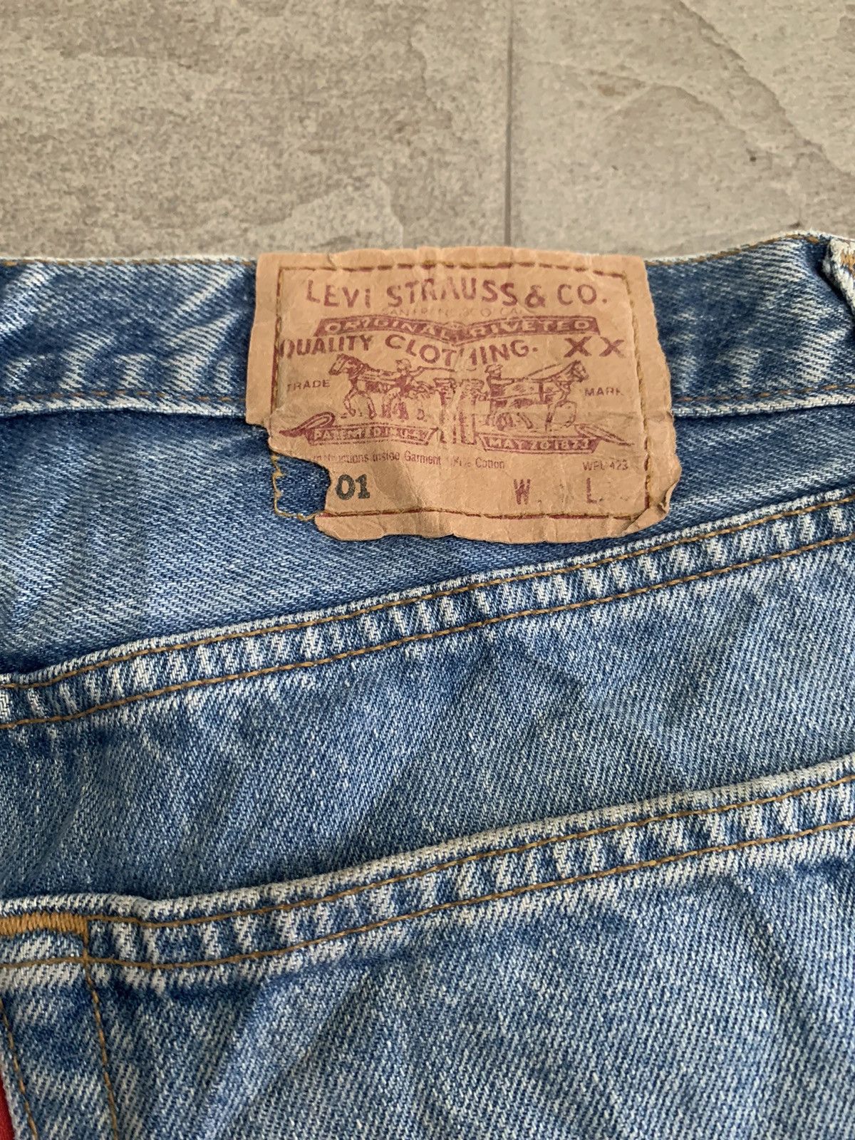 Levi's Vintage Levis 501 Faded Blue Jeans Size US 30 / EU 46 - 10 Thumbnail
