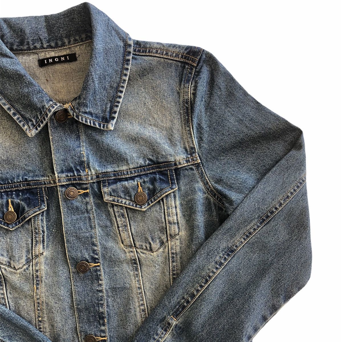 Japanese Brand Trucker Jacket Type III Design by INGNI Size US S / EU 44-46 / 1 - 2 Thumbnail