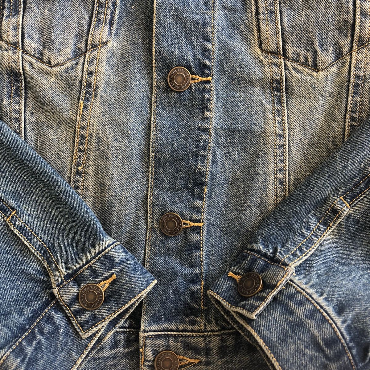 Japanese Brand Trucker Jacket Type III Design by INGNI Size US S / EU 44-46 / 1 - 8 Thumbnail