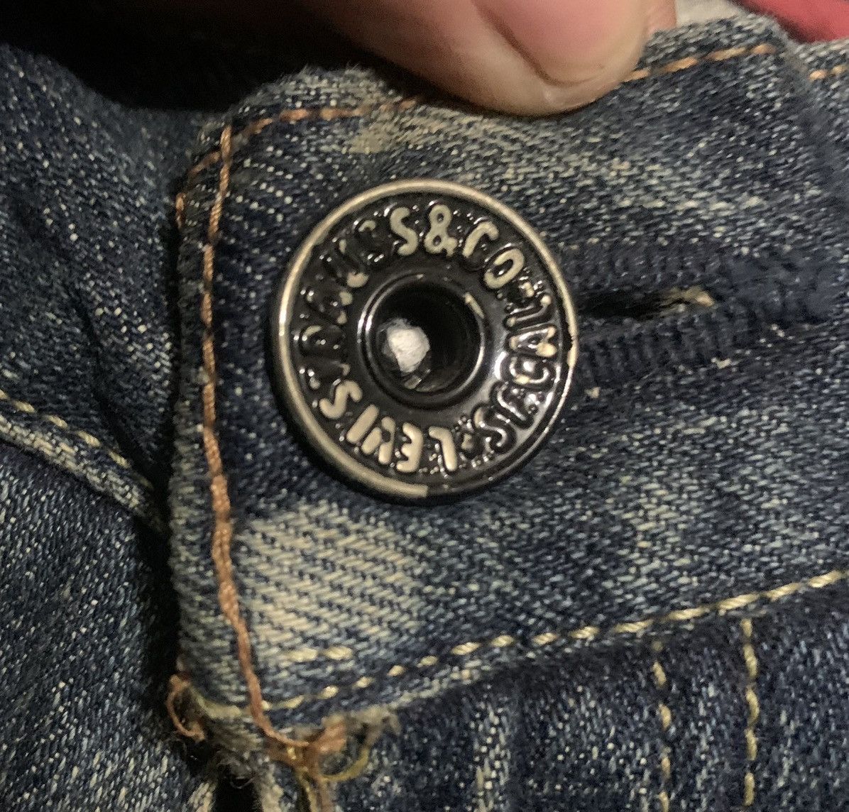 Levi's Vintage Levis 605 Straight Leg Faded Blue Jeans Size US 33 - 7 Thumbnail