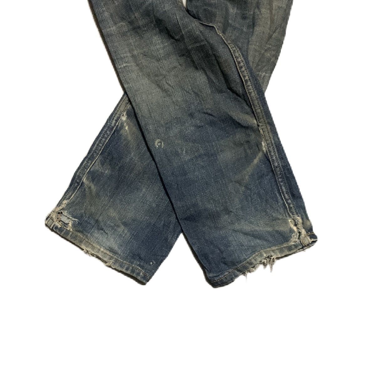 Levi's Vintage Levis 605 Straight Leg Faded Blue Jeans Size US 33 - 3 Thumbnail