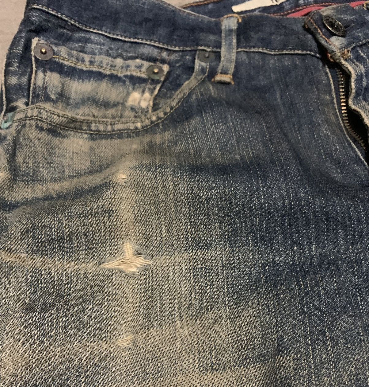 Levi's Vintage Levis 605 Straight Leg Faded Blue Jeans Size US 33 - 8 Thumbnail