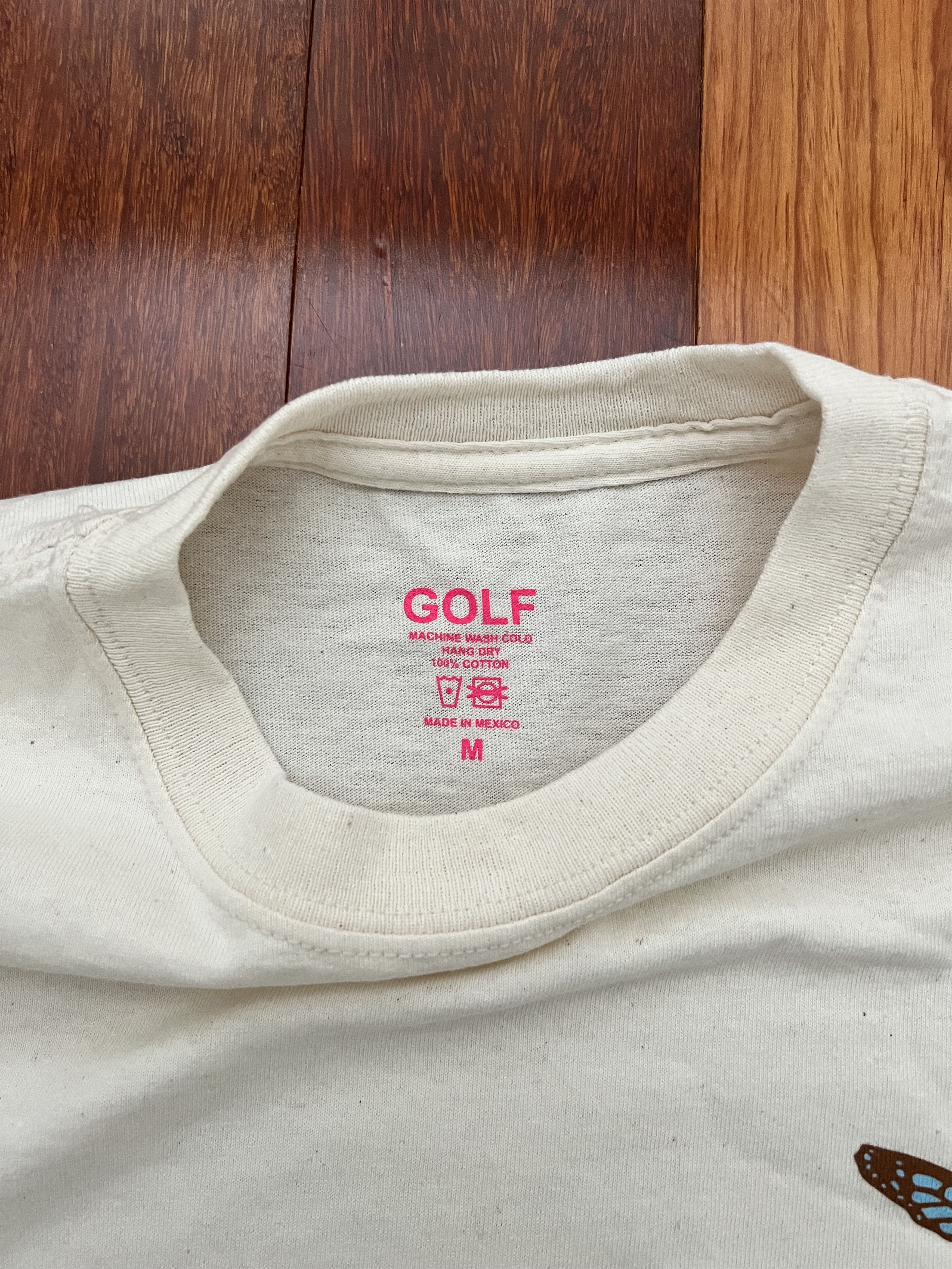 Golf Wang × Tyler The Creator 💚 2018 Camp Flog Gnaw Golf Wang Carnival Tee Cream Size US M / EU 48-50 / 2 - 5 Thumbnail