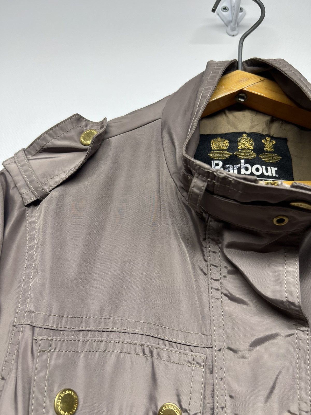 Barbour × Vintage Vintage Barbour International B.Ints Swingarm Casual Jacket Size M / US 6-8 / IT 42-44 - 4 Thumbnail