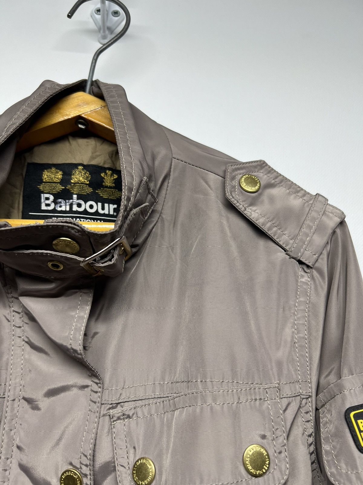 Barbour × Vintage Vintage Barbour International B.Ints Swingarm Casual Jacket Size M / US 6-8 / IT 42-44 - 5 Thumbnail