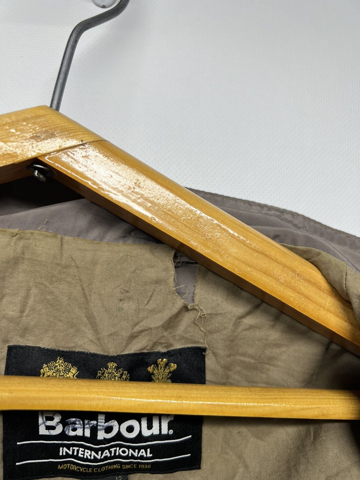 Barbour × Vintage Vintage Barbour International B.Ints Swingarm Casual Jacket Size M / US 6-8 / IT 42-44 - 23 Thumbnail
