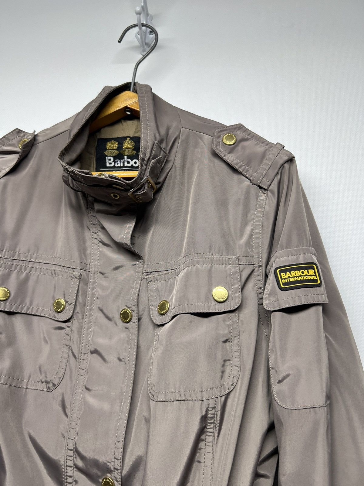 Barbour × Vintage Vintage Barbour International B.Ints Swingarm Casual Jacket Size M / US 6-8 / IT 42-44 - 3 Thumbnail