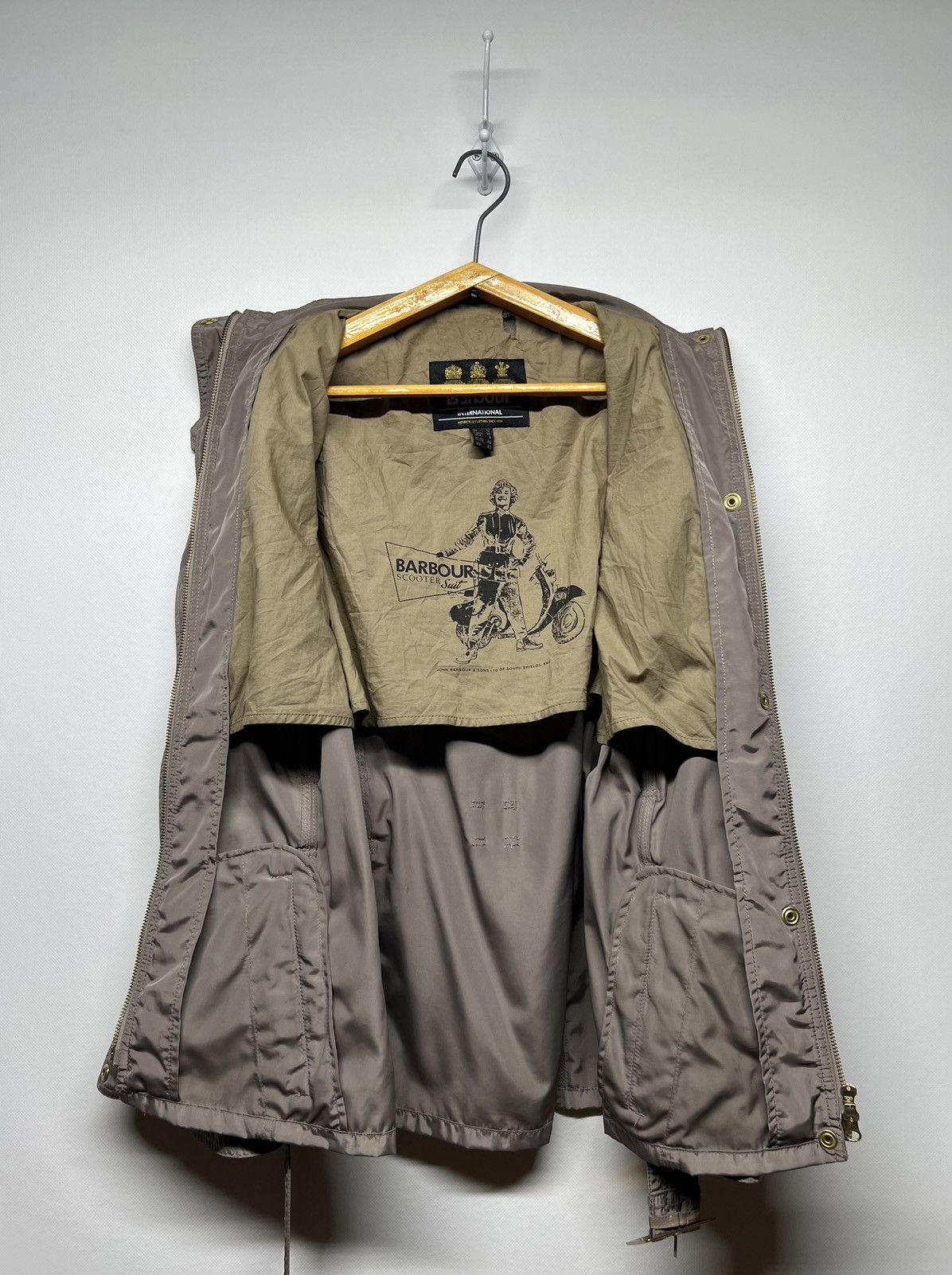 Barbour × Vintage Vintage Barbour International B.Ints Swingarm Casual Jacket Size M / US 6-8 / IT 42-44 - 20 Thumbnail