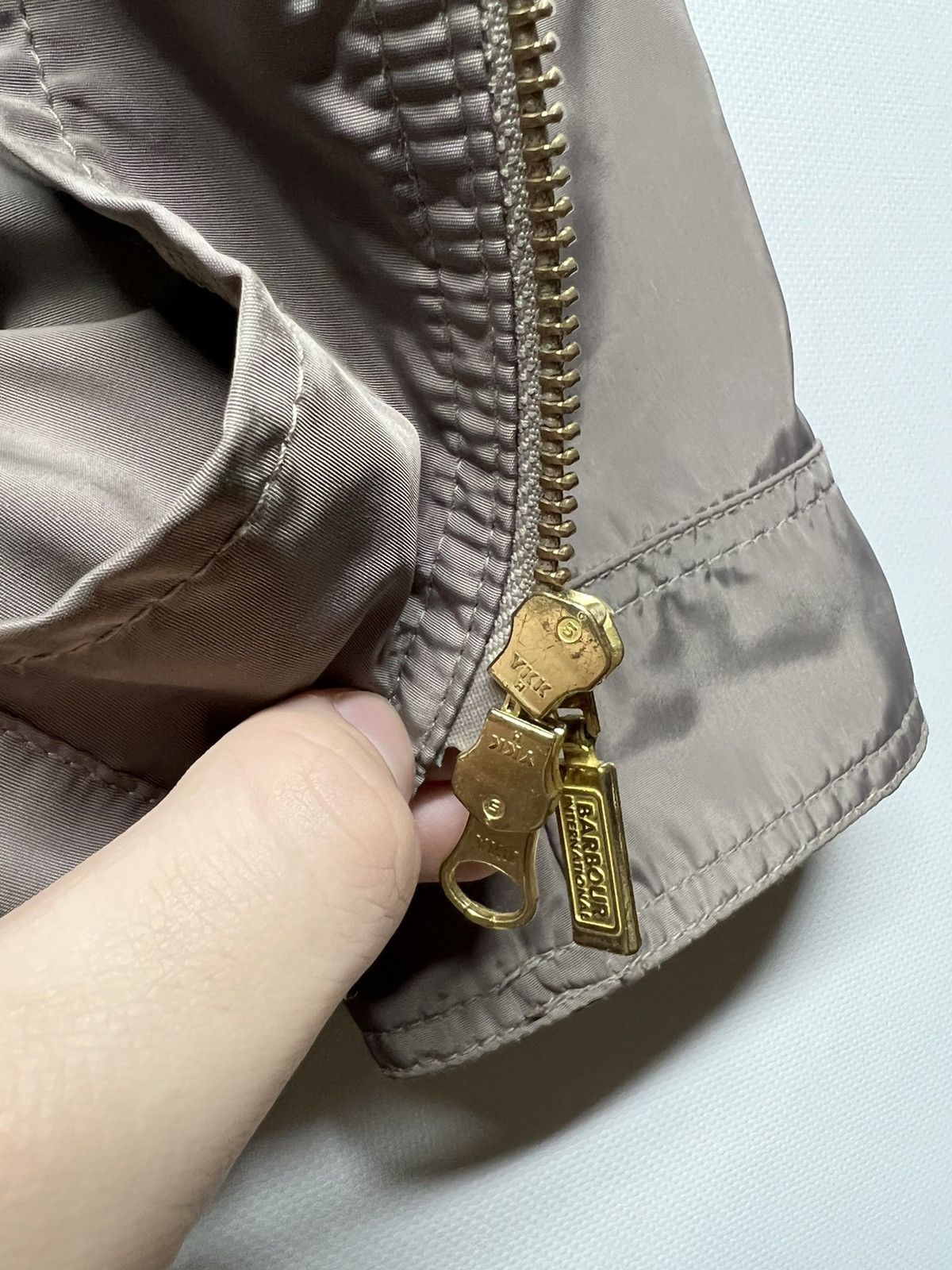 Barbour × Vintage Vintage Barbour International B.Ints Swingarm Casual Jacket Size M / US 6-8 / IT 42-44 - 24 Thumbnail