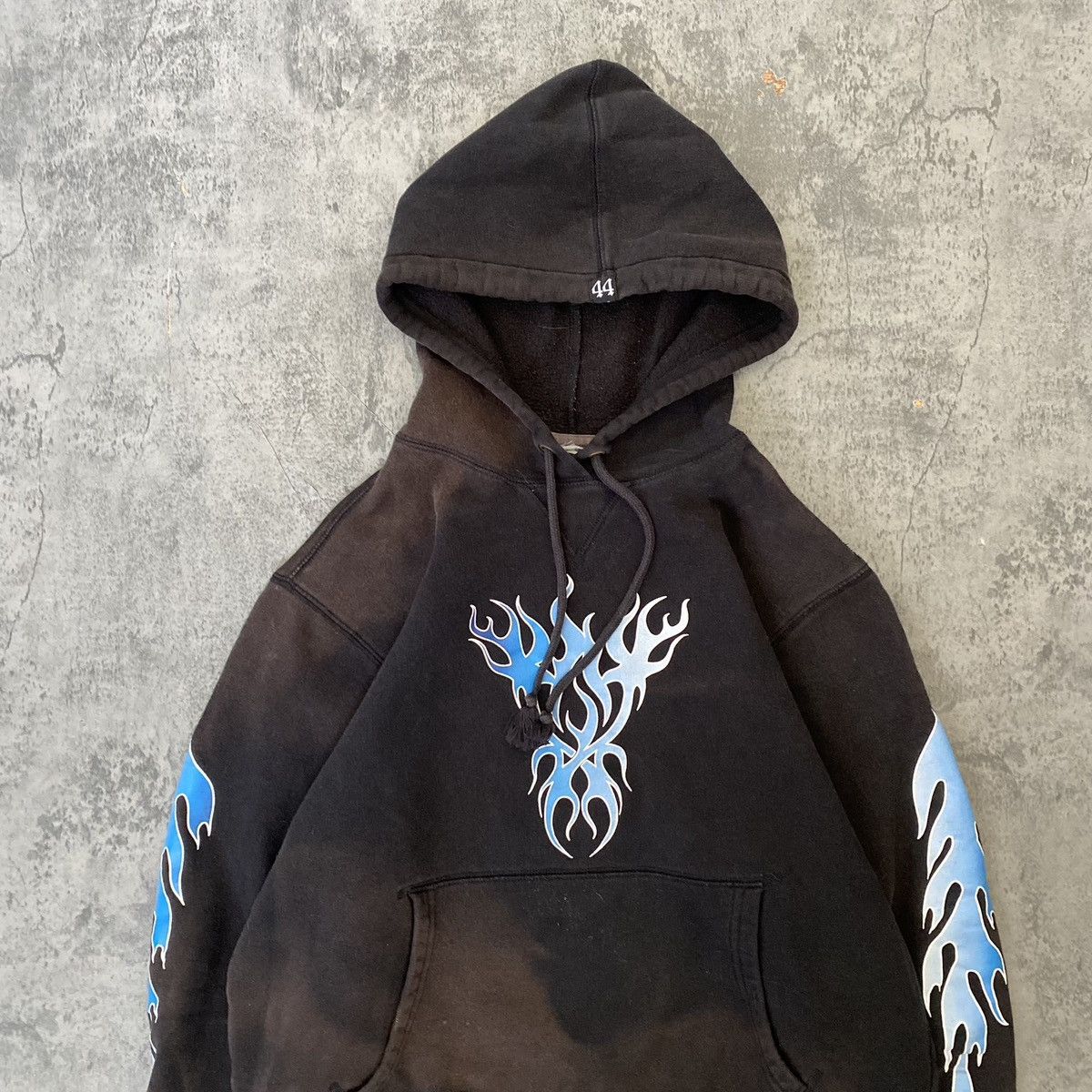 Other Vintage 90s Affliction Style Emo Goth Black Graphic Hoodie Size US S / EU 44-46 / 1 - 3 Thumbnail