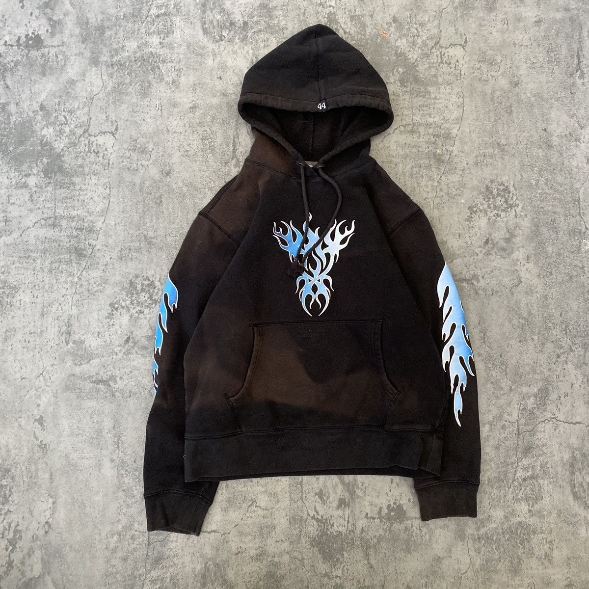 Other Vintage 90s Affliction Style Emo Goth Black Graphic Hoodie Size US S / EU 44-46 / 1 - 1 Thumbnail