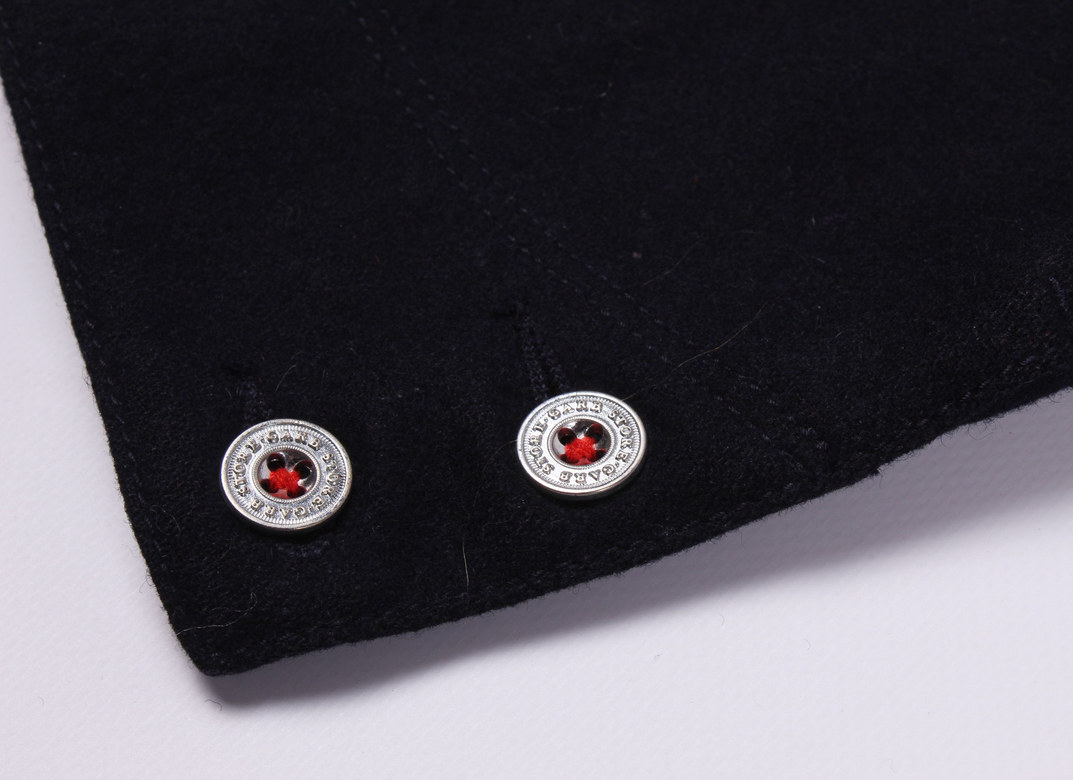 Garbstore Garbstore Navy Wool Chore Jacket Size US S / EU 44-46 / 1 - 6 Thumbnail