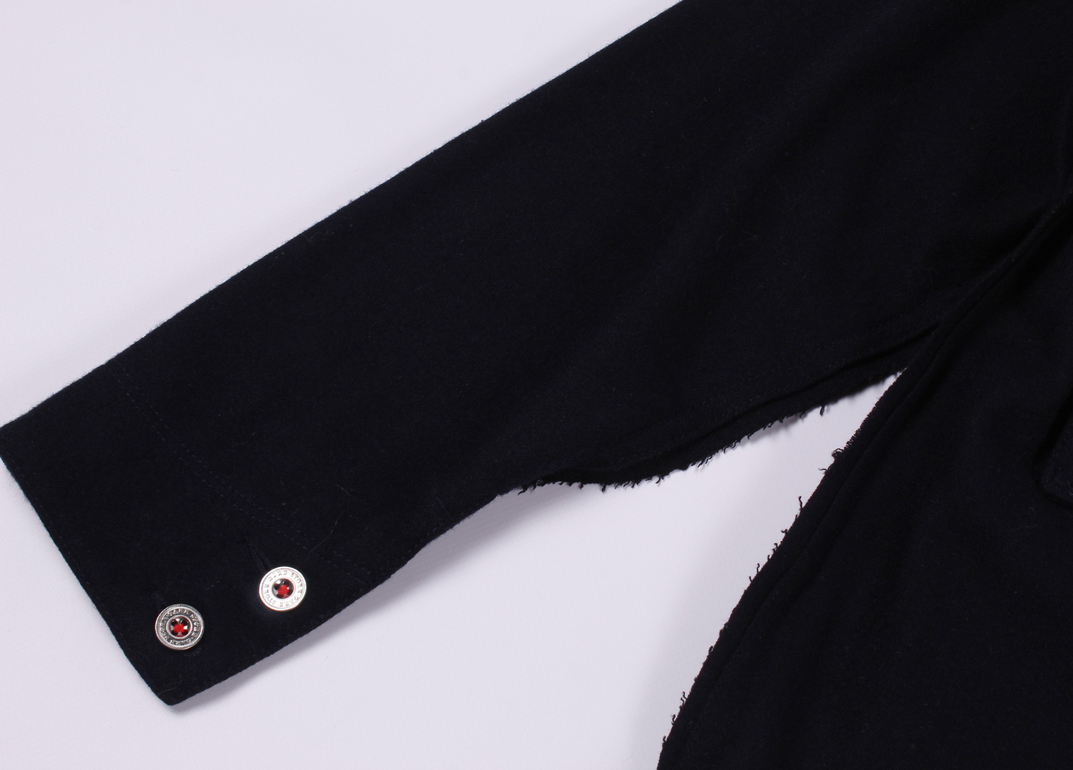 Garbstore Garbstore Navy Wool Chore Jacket Size US S / EU 44-46 / 1 - 4 Thumbnail