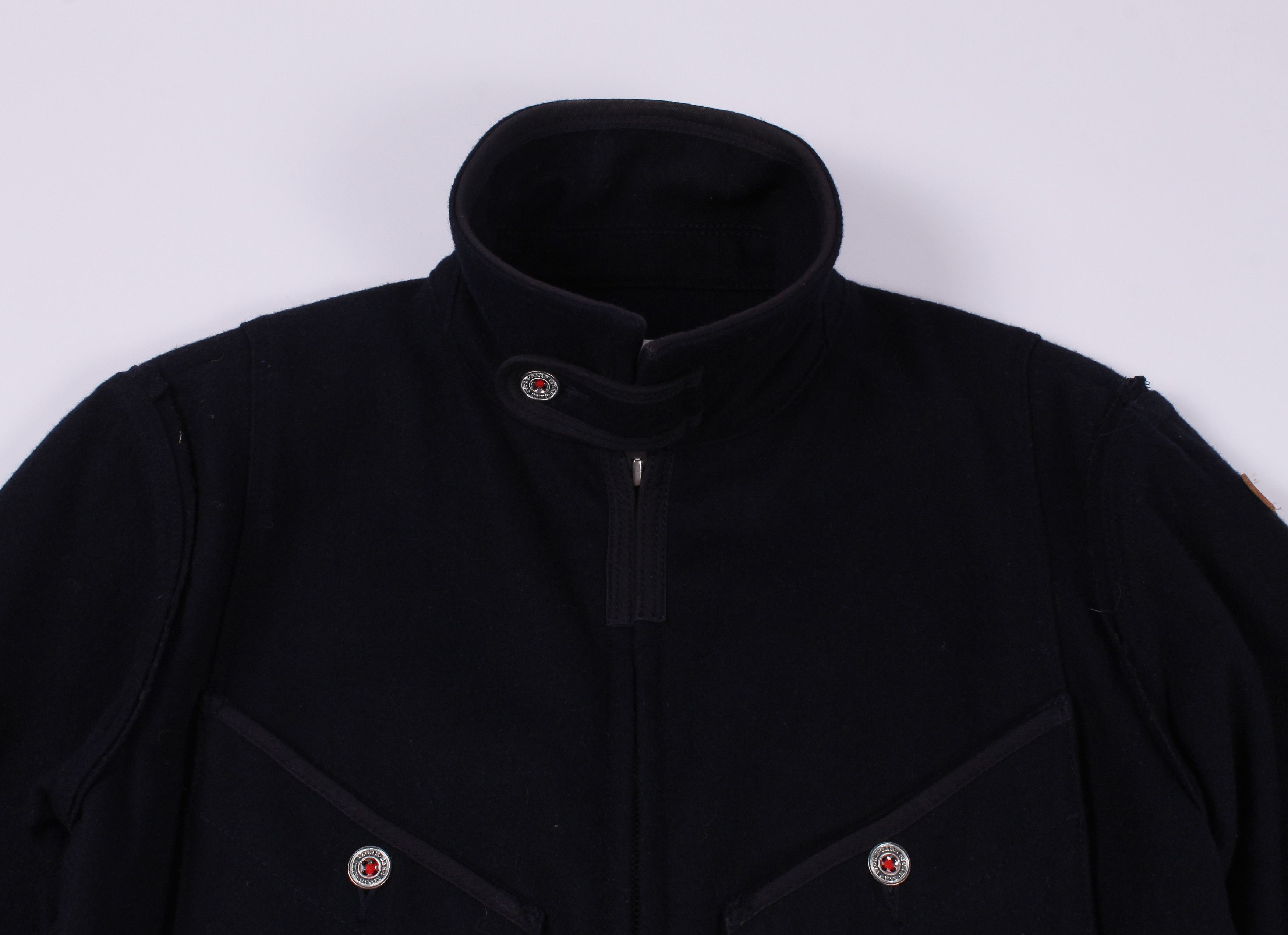 Garbstore Garbstore Navy Wool Chore Jacket Size US S / EU 44-46 / 1 - 2 Thumbnail
