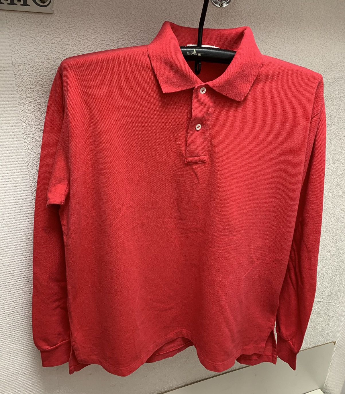 Alberto × Aspesi Alberto Aspesi pink polo long sleeve vintage L Size US L / EU 52-54 / 3 - 1 Thumbnail