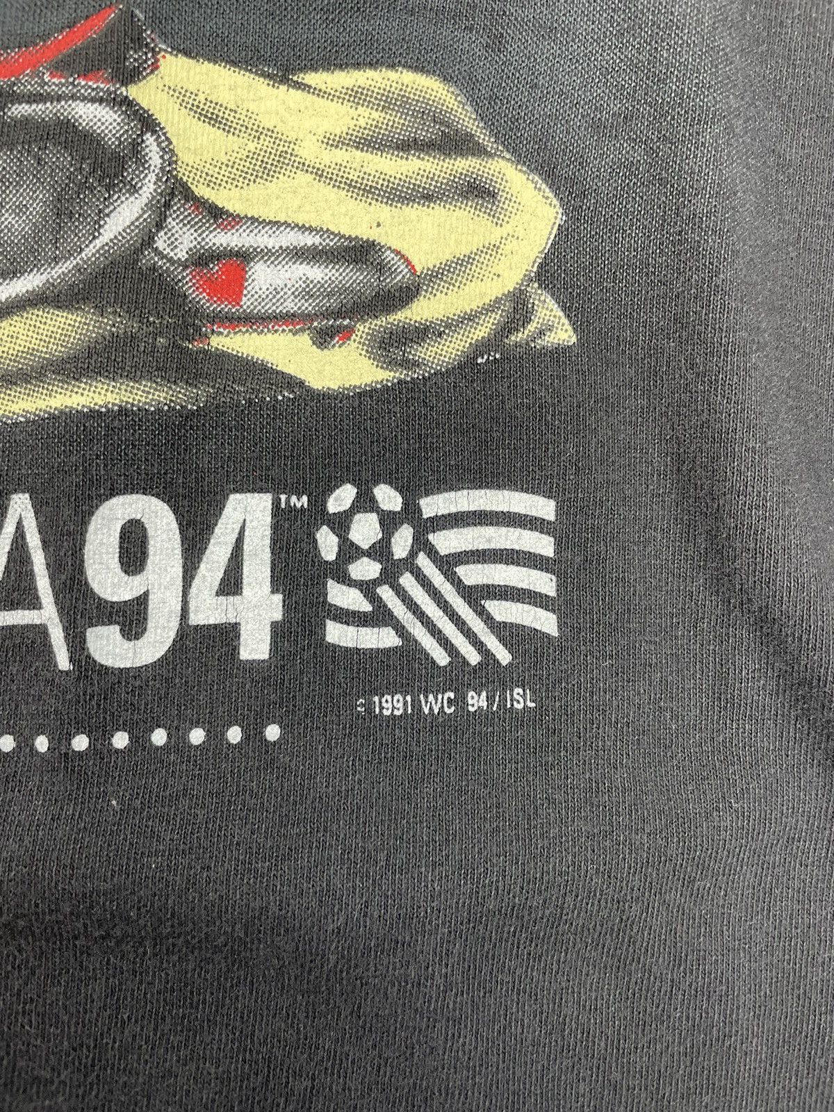 Nutmeg × Vintage 1991 Vintage Nutmeg World Cup USA 94 Tee T-Shirt Size US XL / EU 56 / 4 - 6 Thumbnail