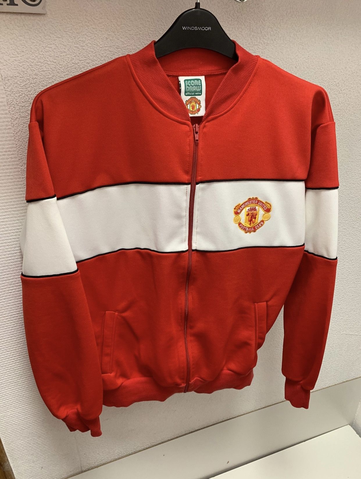 Manchester United vintage bomber sharp L score drew - Main Image