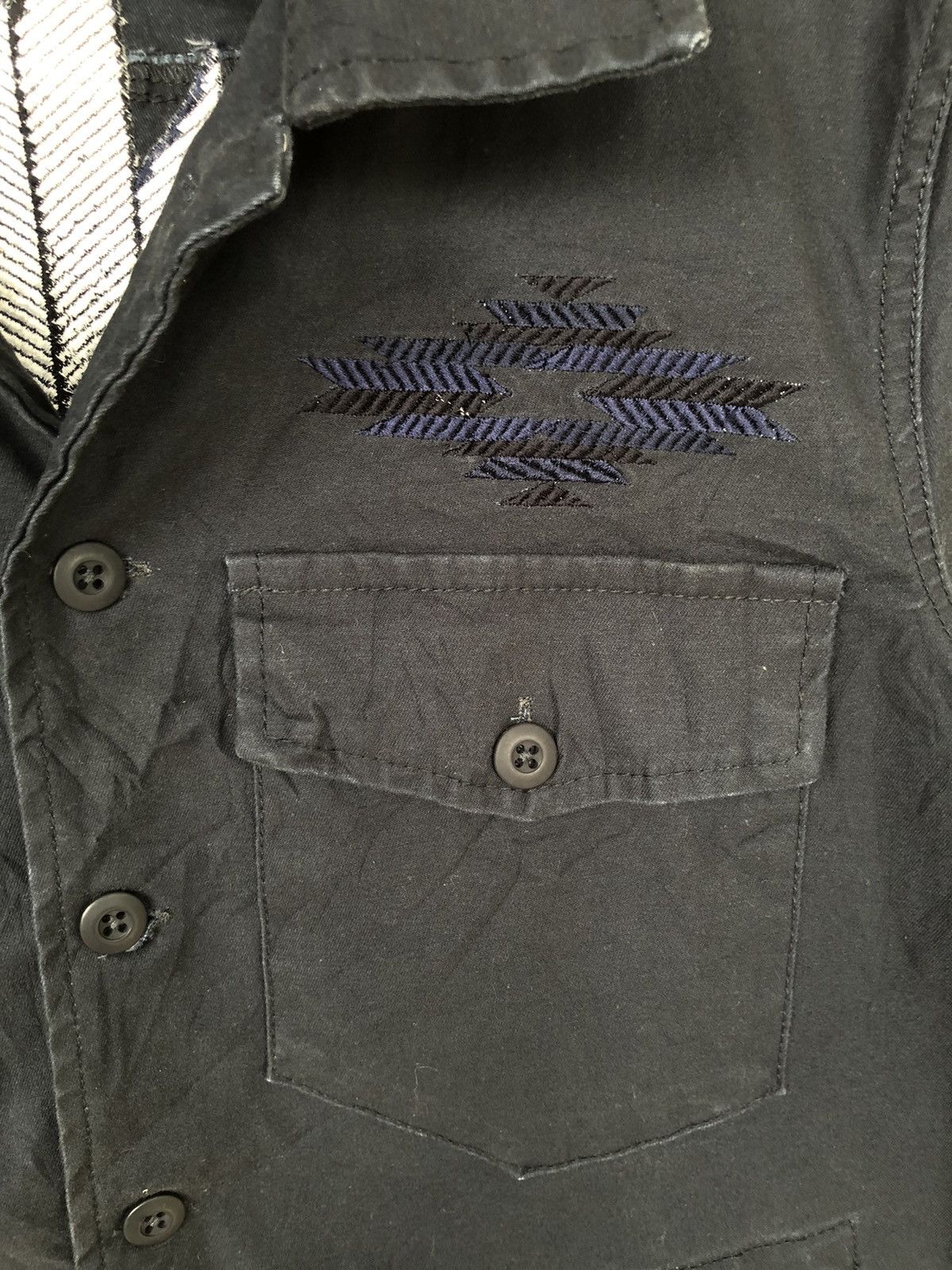 Ring Jacket GRAIL🔥Ring Jacket 🇯🇵 Navajo Embroidered Work Shirt Size US S / EU 44-46 / 1 - 5 Thumbnail