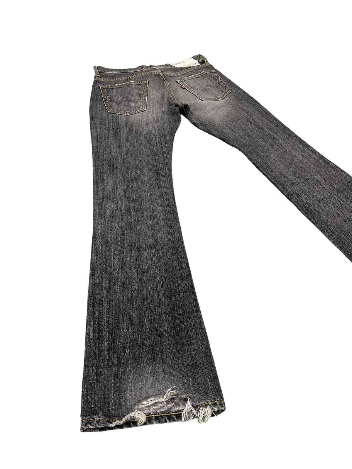 Edwin Flare Jeans Edwin Distress Apple Carv Low Rise Boot Cut 2🟦0 Size US 30 / EU 46 - 14 Thumbnail