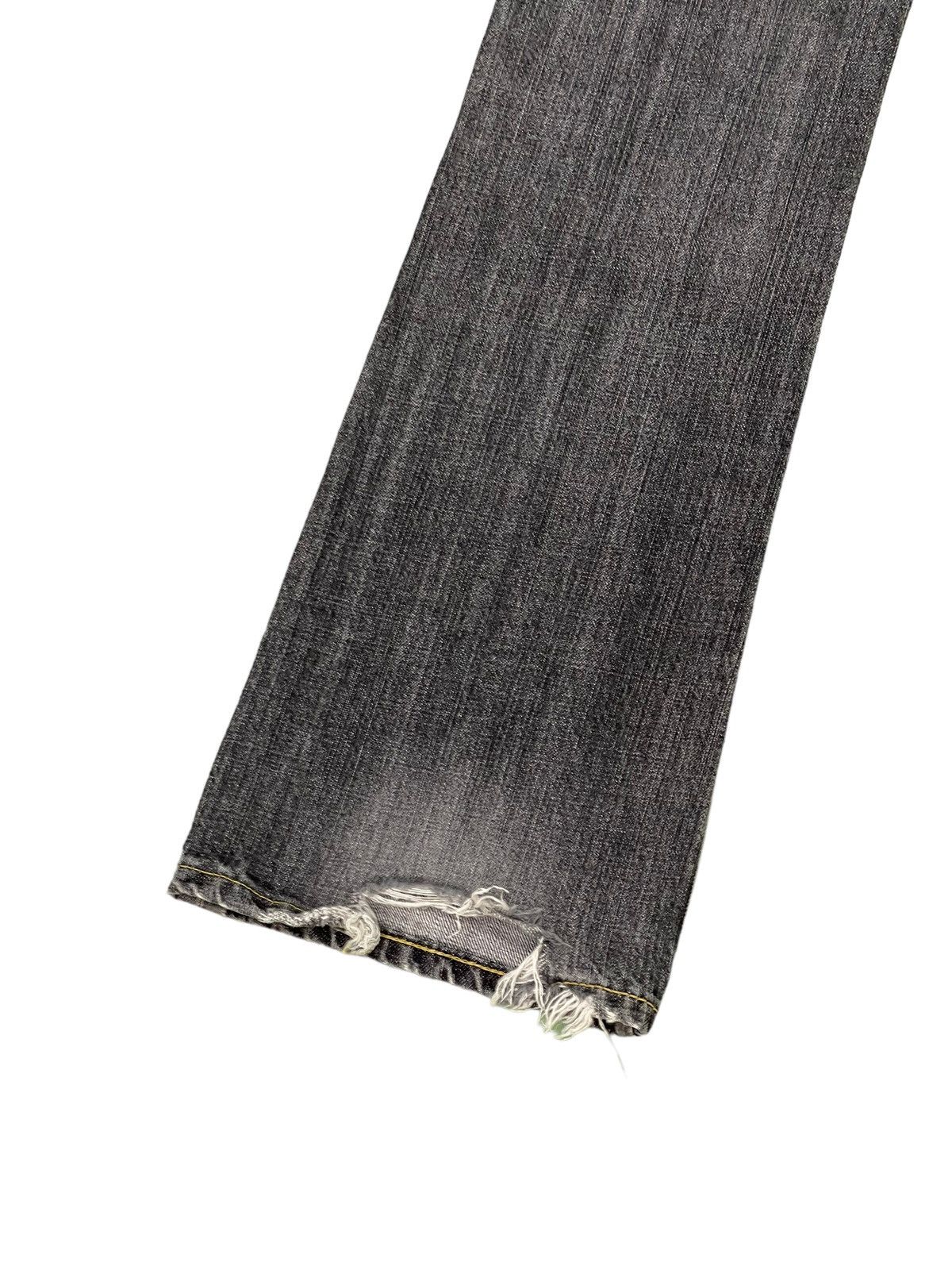 Edwin Flare Jeans Edwin Distress Apple Carv Low Rise Boot Cut 2🟦0 Size US 30 / EU 46 - 17 Thumbnail