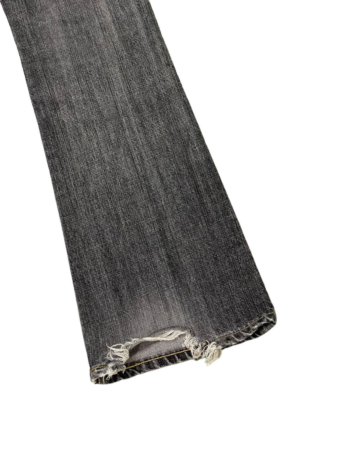 Edwin Flare Jeans Edwin Distress Apple Carv Low Rise Boot Cut 2🟦0 Size US 30 / EU 46 - 16 Thumbnail