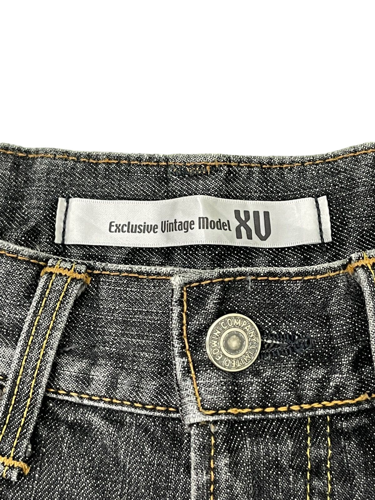 Edwin Flare Jeans Edwin Distress Apple Carv Low Rise Boot Cut 2🟦0 Size US 30 / EU 46 - 11 Thumbnail