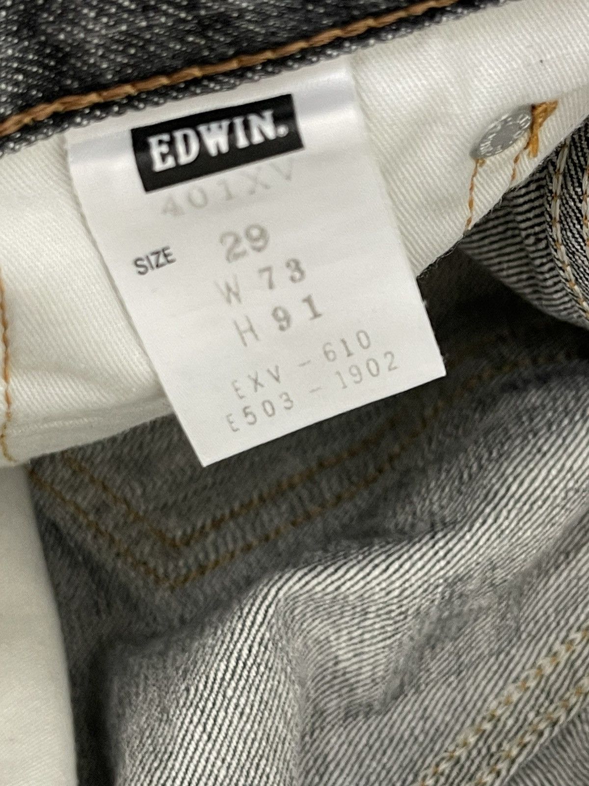 Edwin Flare Jeans Edwin Distress Apple Carv Low Rise Boot Cut 2🟦0 Size US 30 / EU 46 - 22 Thumbnail