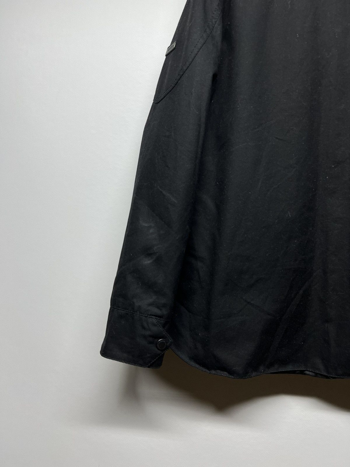 Barbour × Vintage Vintage Barbour International B.Intl Atomizer Wax Jacket 00s Size M / US 6-8 / IT 42-44 - 7 Thumbnail