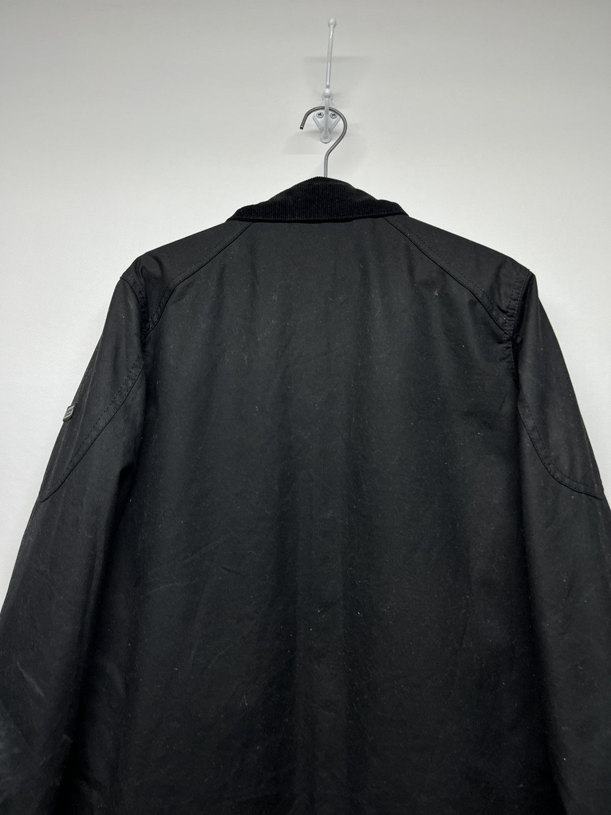 Barbour × Vintage Vintage Barbour International B.Intl Atomizer Wax Jacket 00s Size M / US 6-8 / IT 42-44 - 6 Thumbnail