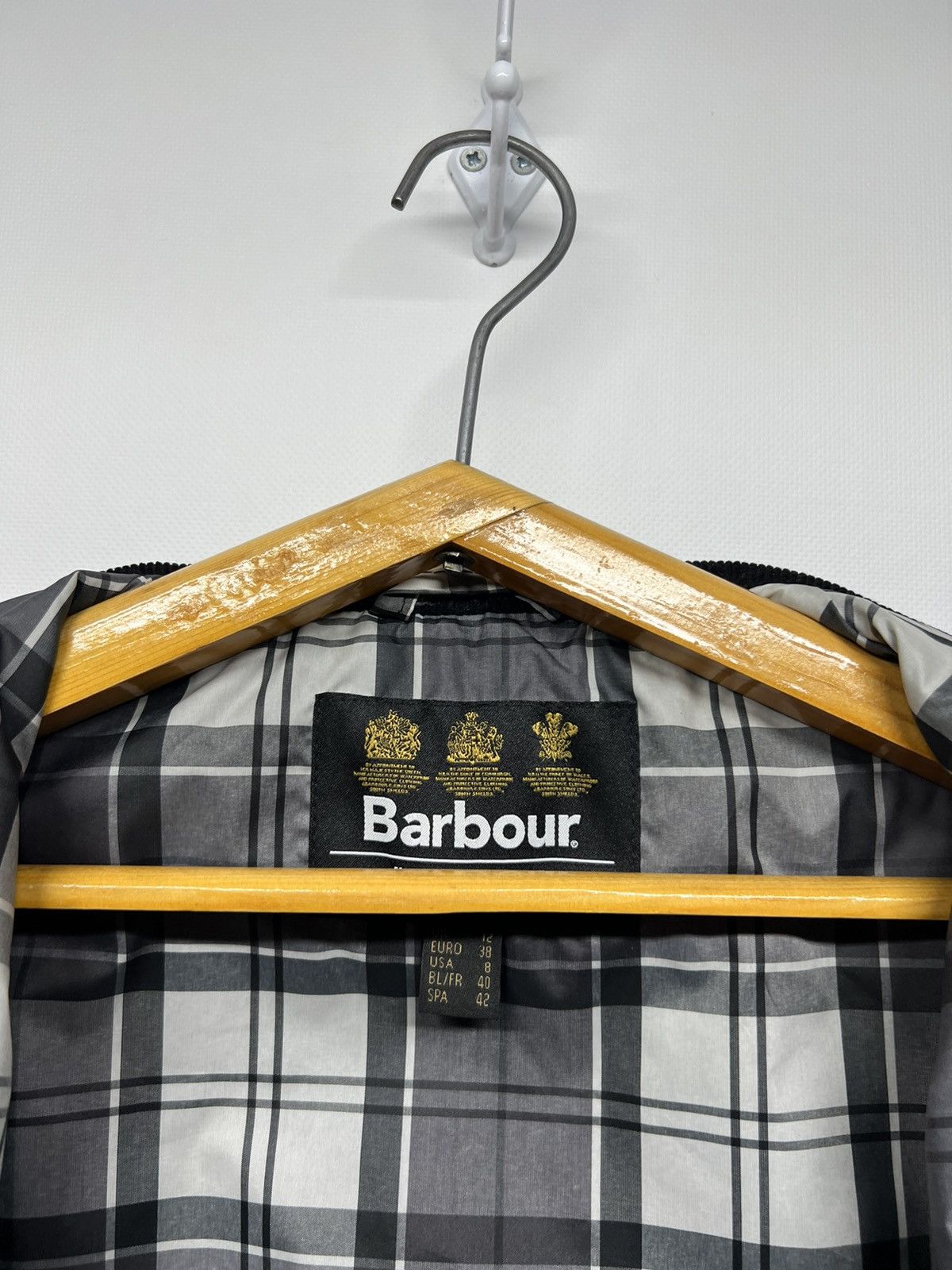 Barbour × Vintage Vintage Barbour International B.Intl Atomizer Wax Jacket 00s Size M / US 6-8 / IT 42-44 - 11 Thumbnail