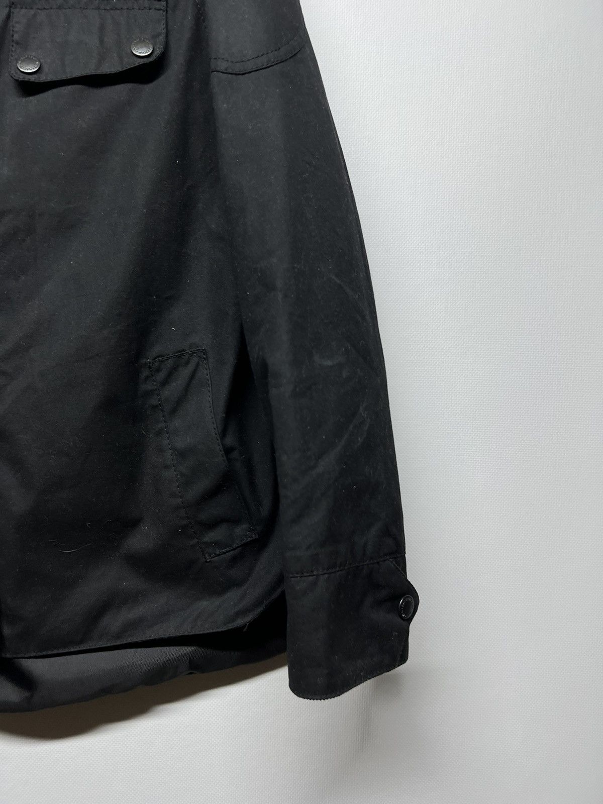 Barbour × Vintage Vintage Barbour International B.Intl Atomizer Wax Jacket 00s Size M / US 6-8 / IT 42-44 - 4 Thumbnail