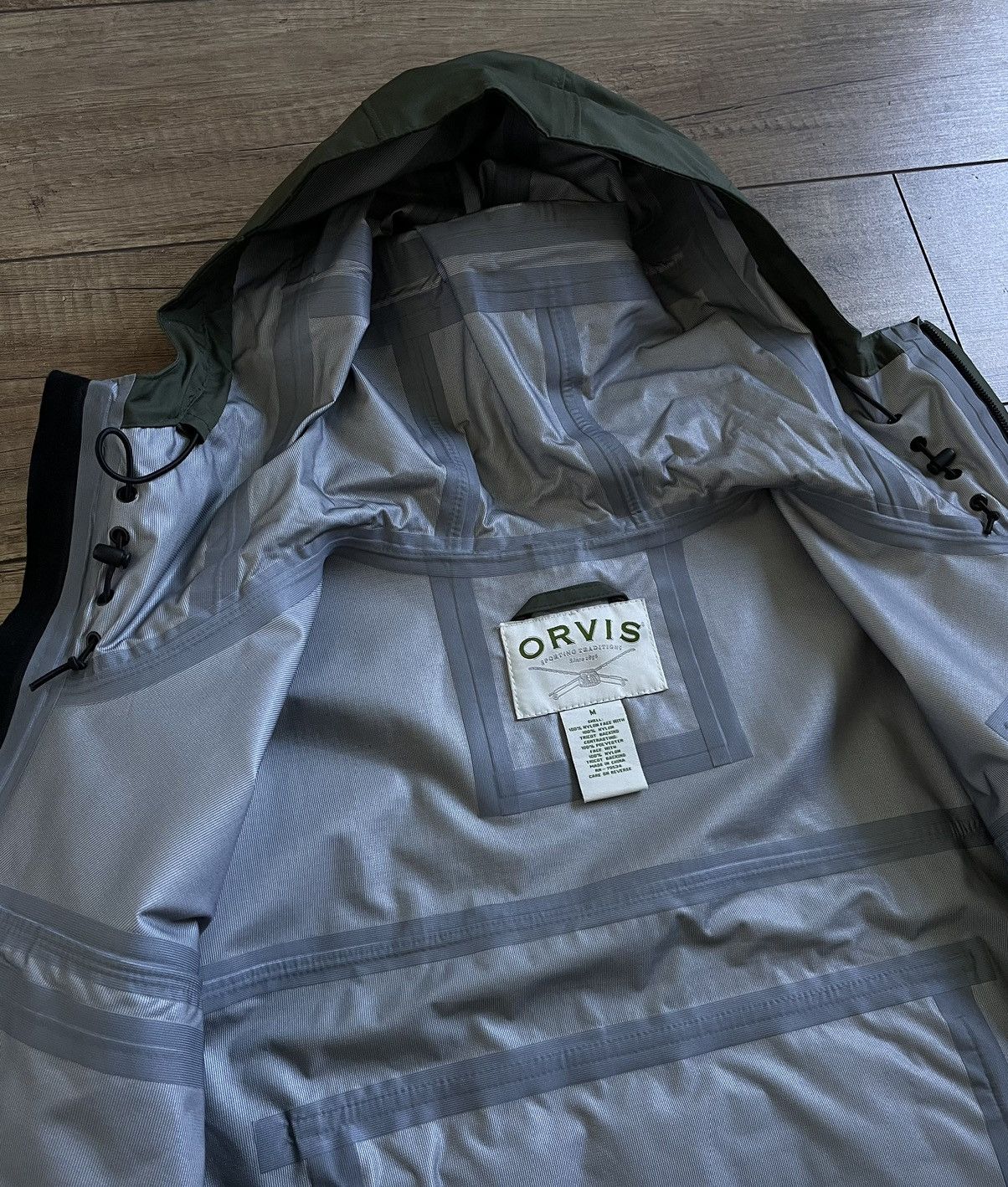 Orvis Orvis Wading Hooded Cargo Jacket Waterproof Patagonia Style Size US M / EU 48-50 / 2 - 9 Thumbnail