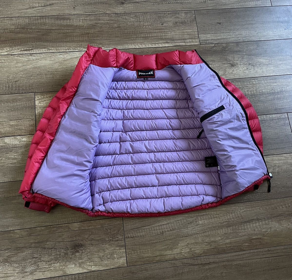 Marmot vintage mi Korea Red Down Puffer Jacket Ultralight