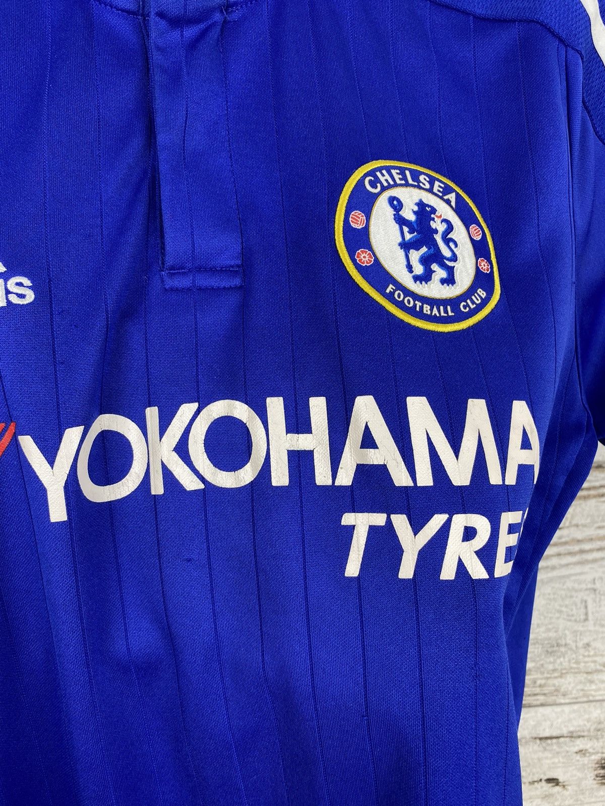 Adidas × Vintage Mens Vintage Adidas FC Chelsea T Shirt soccer jersey y2k tee Size US S / EU 44-46 / 1 - 6 Thumbnail