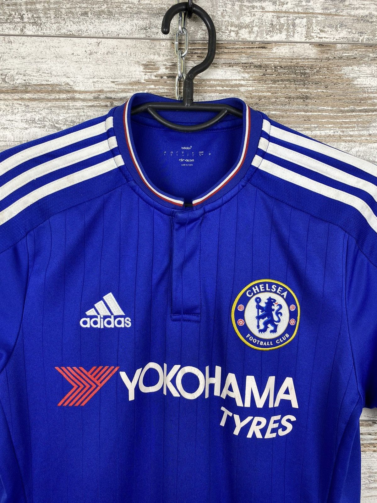 Adidas × Vintage Mens Vintage Adidas FC Chelsea T Shirt soccer jersey y2k tee Size US S / EU 44-46 / 1 - 5 Thumbnail
