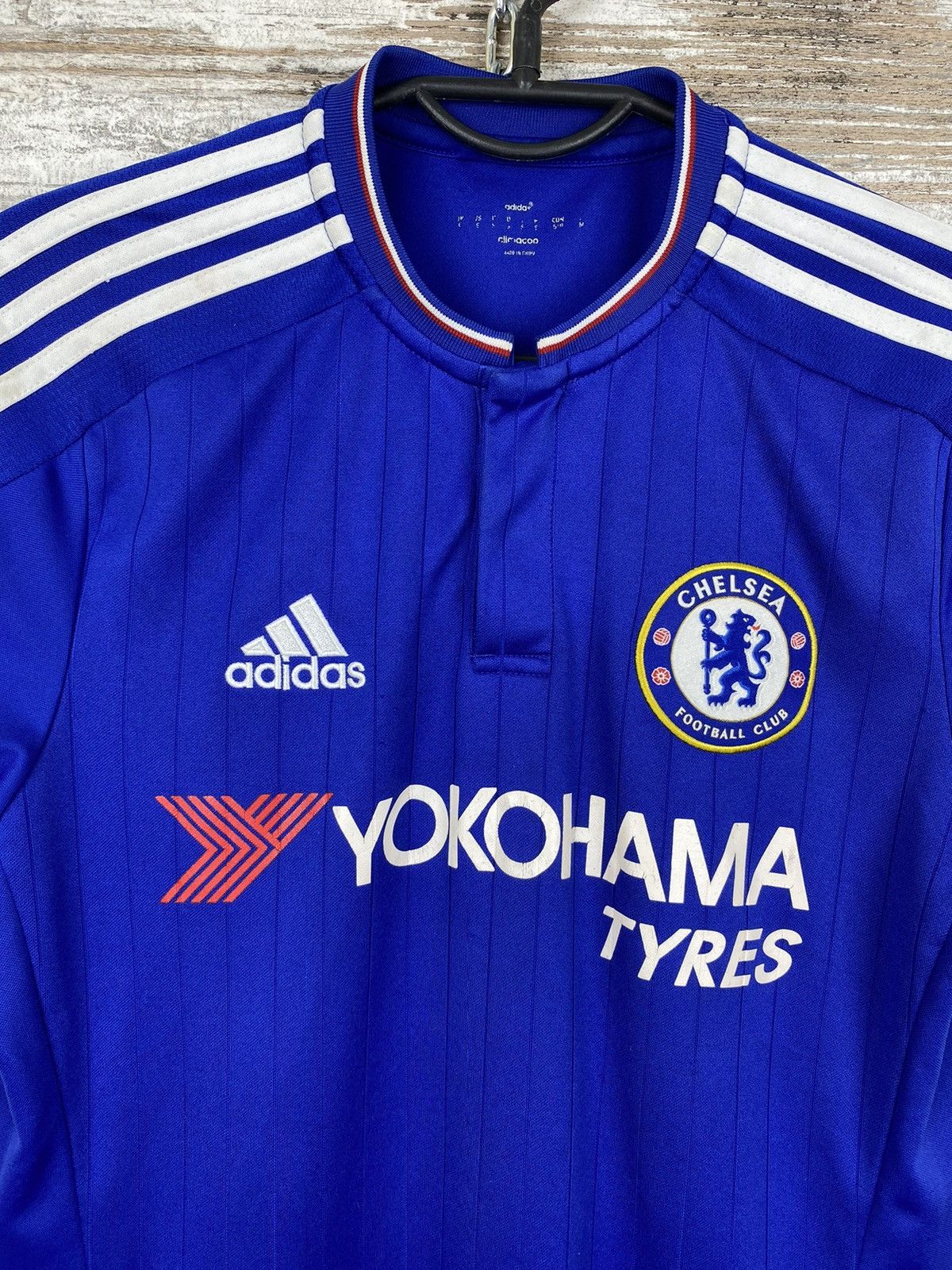 Adidas × Vintage Mens Vintage Adidas FC Chelsea T Shirt soccer jersey y2k tee Size US S / EU 44-46 / 1 - 2 Thumbnail