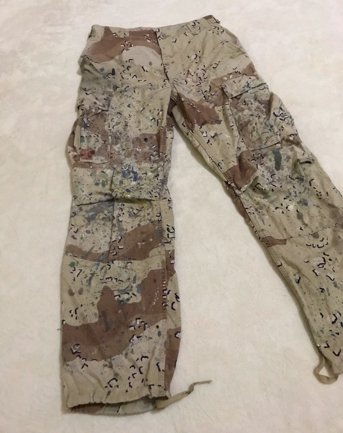 Vintage Army camo cargo pants Size US 30 / EU 46 - 4 Thumbnail
