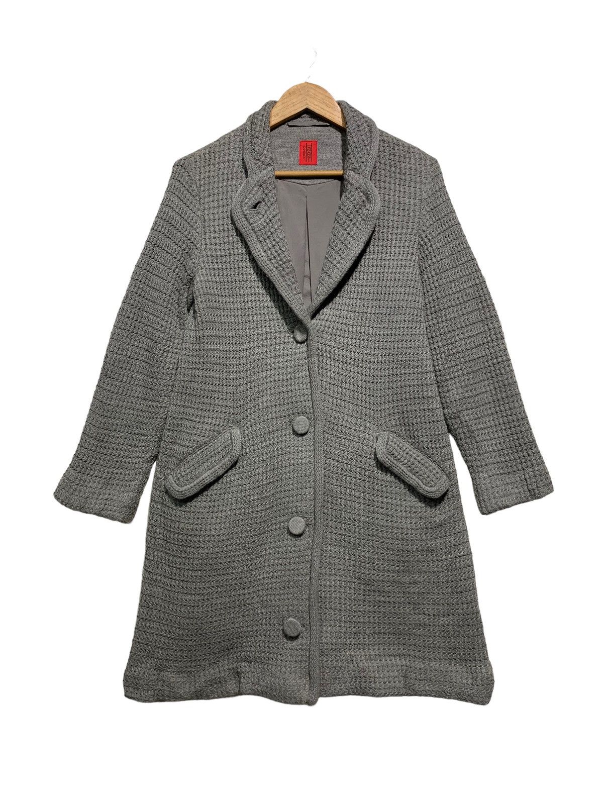 🔥ISSEY MIYAKE HAAT WOOL CABLE KNIT JACKETS