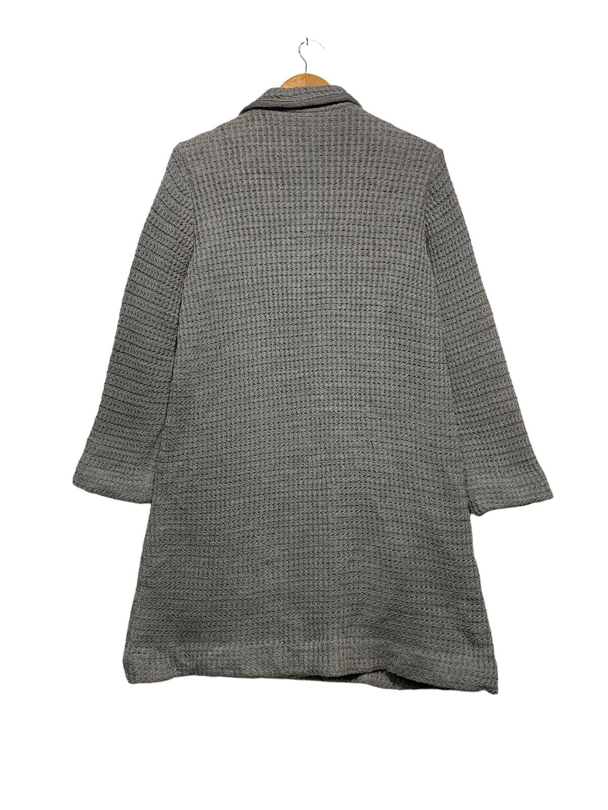 Issey Miyake × Pleats Please Issey Miyake 🔥ISSEY MIYAKE HAAT WOOL CABLE KNIT JACKETS Size M / US 6-8 / IT 42-44 - 6 Thumbnail