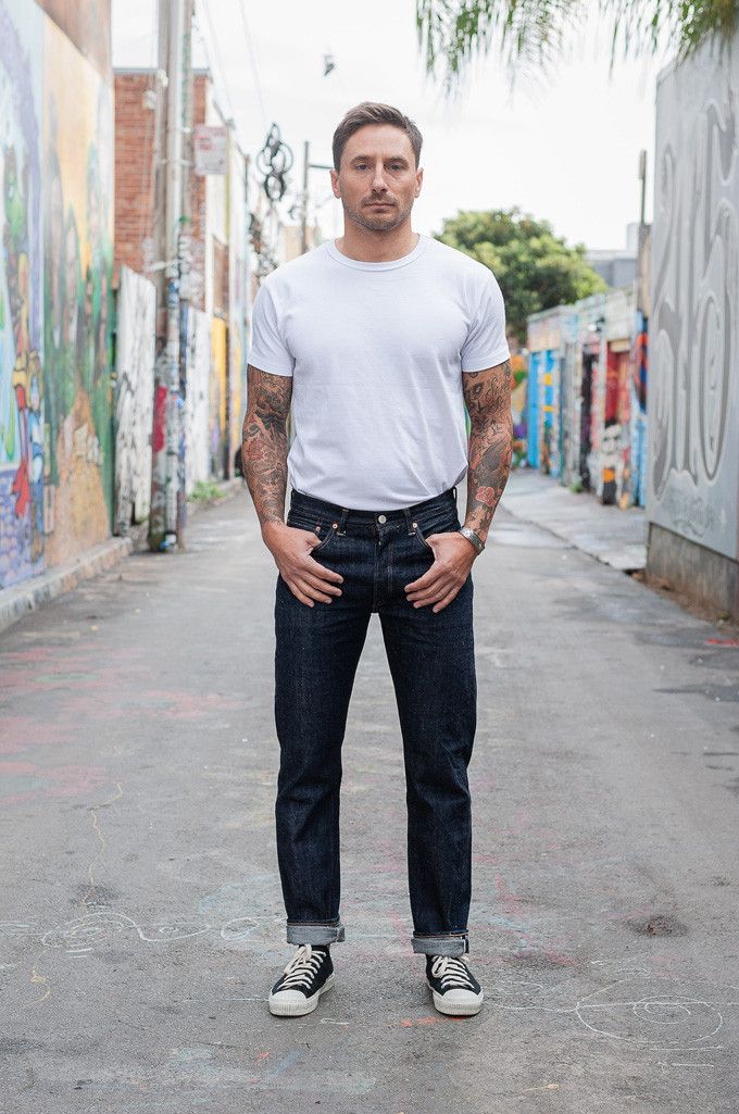 image of Warehouse Lot 900Xx 13.5Oz Jeans - Slim Tapered in Blue, Men's (Size 32)