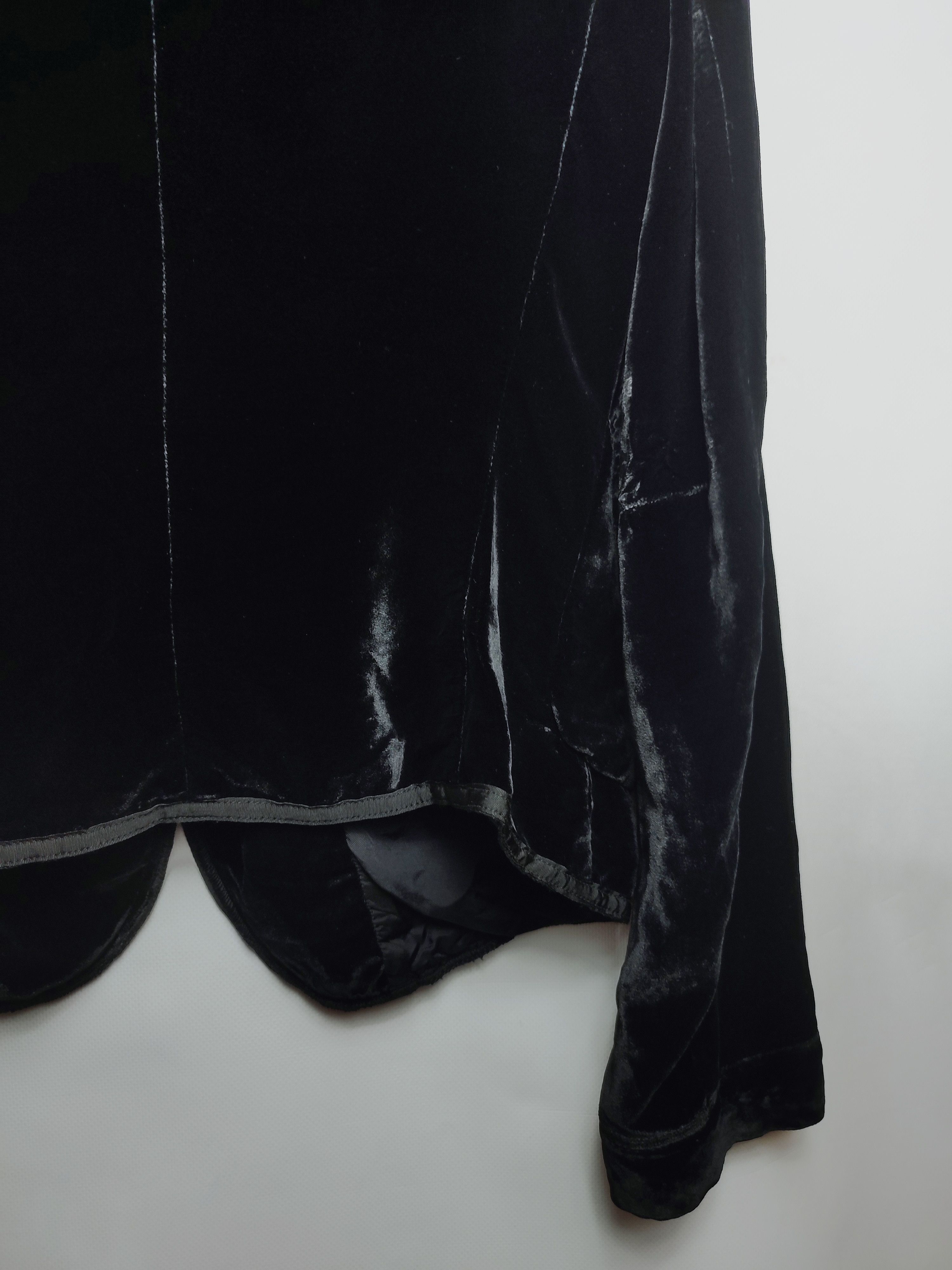 Marithe + Francois Girbaud Marithe Francois Girbaud Velour Blazer Size S / US 4 / IT 40 - 9 Thumbnail