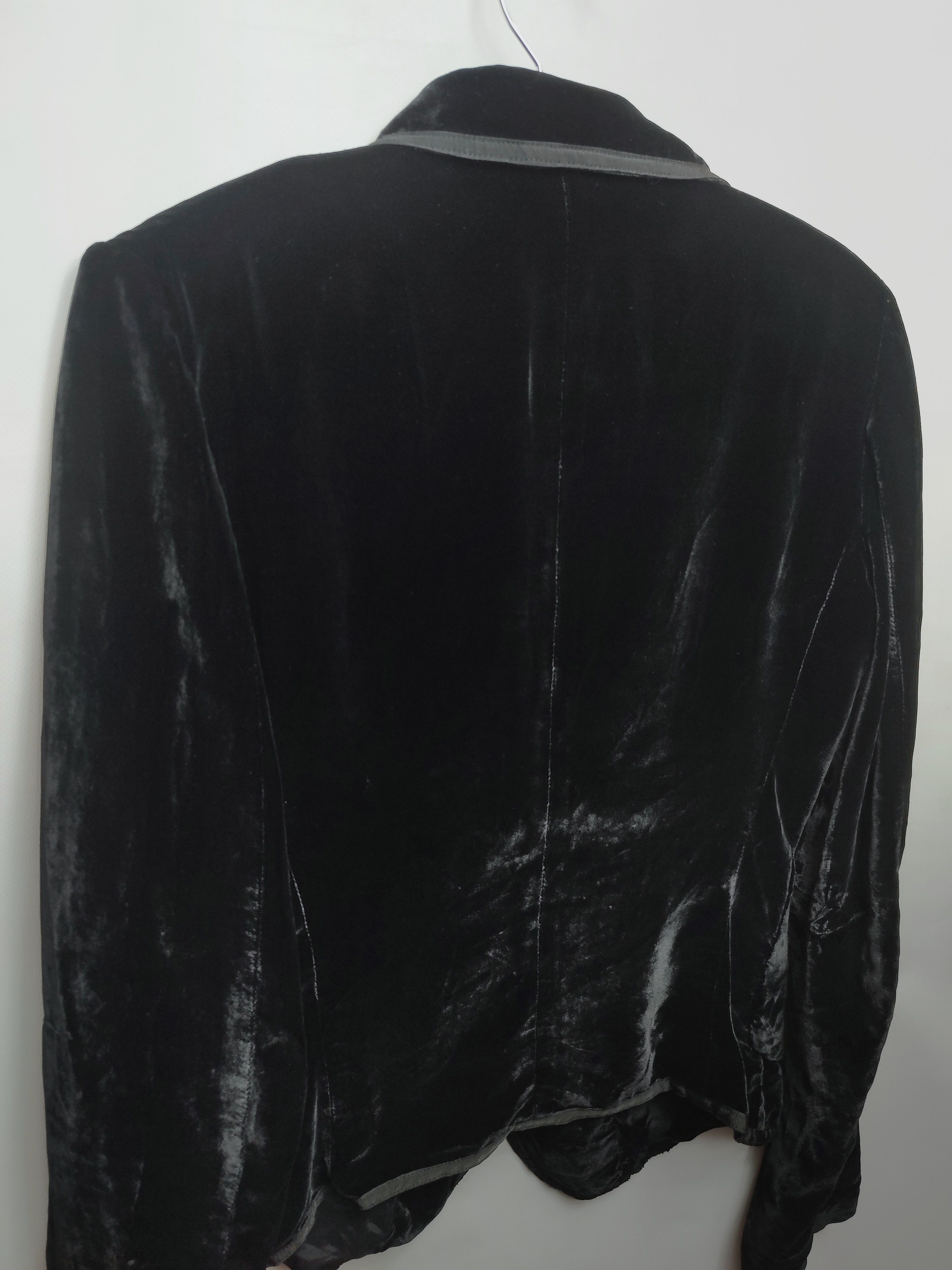 Marithe + Francois Girbaud Marithe Francois Girbaud Velour Blazer Size S / US 4 / IT 40 - 11 Thumbnail