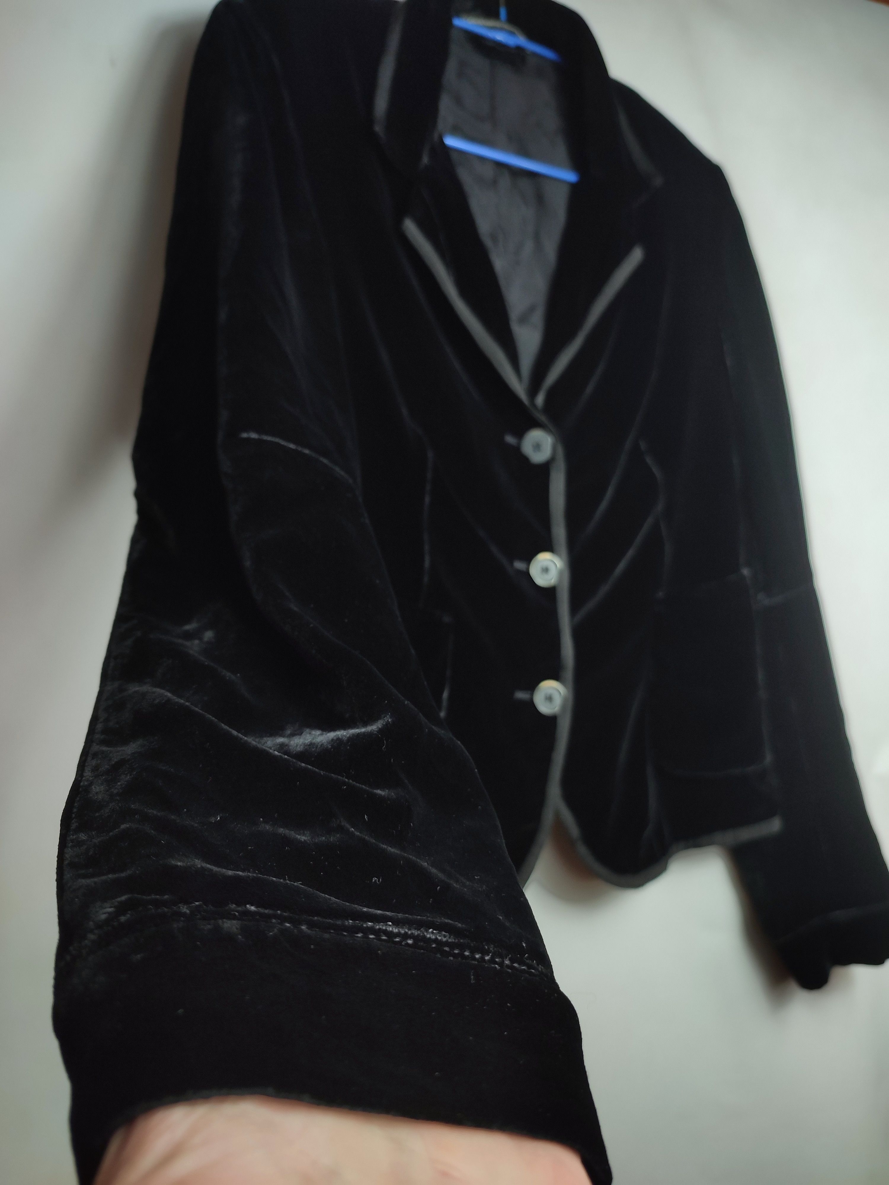 Marithe + Francois Girbaud Marithe Francois Girbaud Velour Blazer Size S / US 4 / IT 40 - 1 Thumbnail