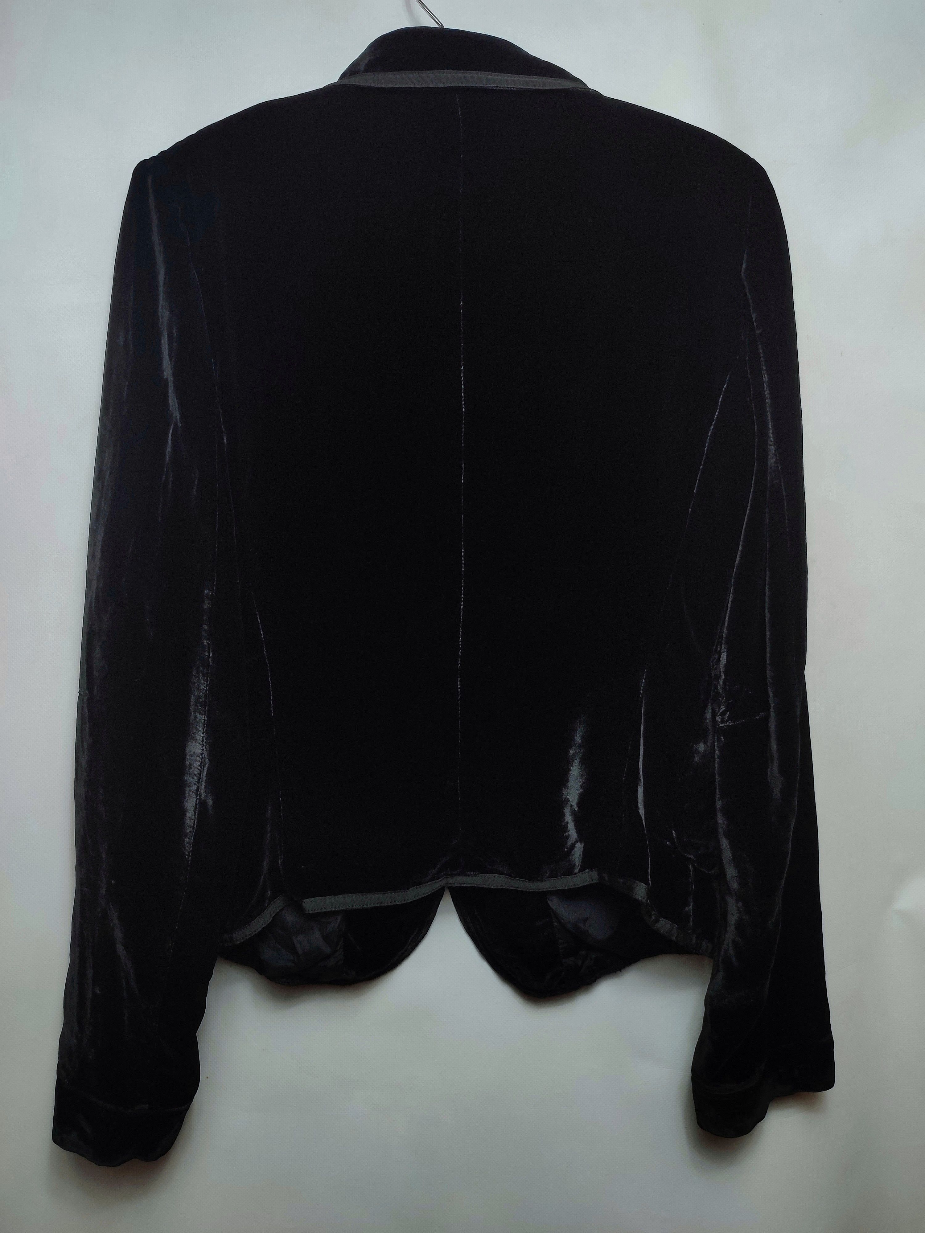 Marithe + Francois Girbaud Marithe Francois Girbaud Velour Blazer Size S / US 4 / IT 40 - 6 Thumbnail