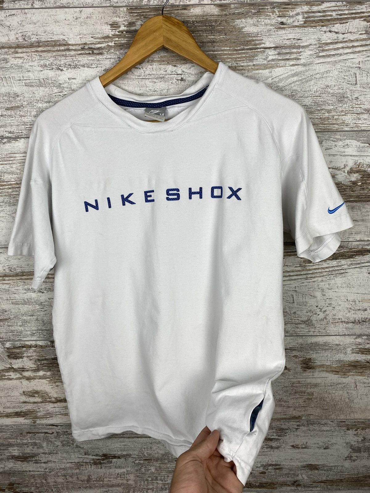 Nike Mens Vintage Nike Shox T Shirt big logo streetwear y2k rare Size US M / EU 48-50 / 2 - 12 Thumbnail