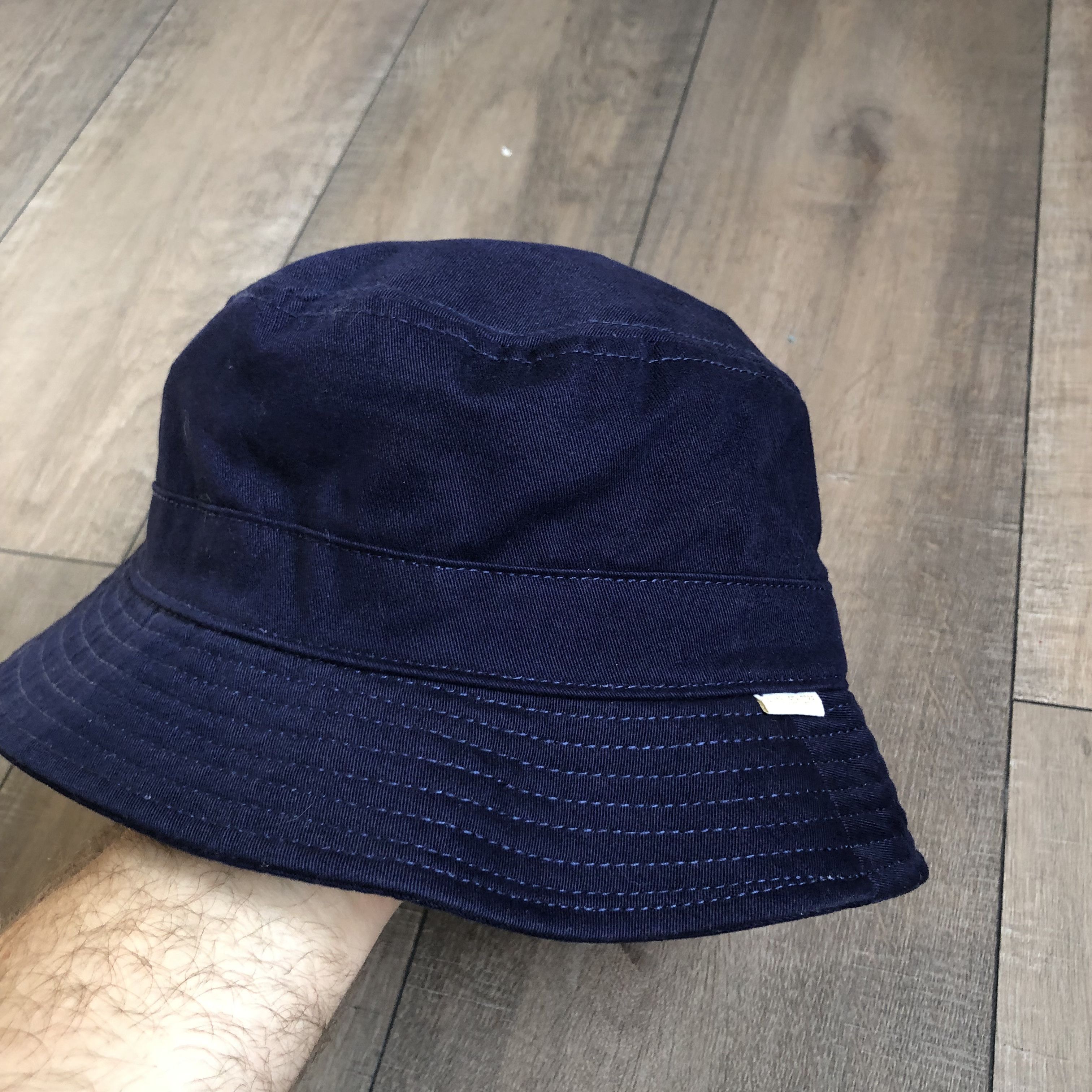 Pre-owned Aimé Leon Dore Bucket Hat In Navy